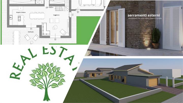 ARONA  -  VILLE IN COSTRUZIONE 